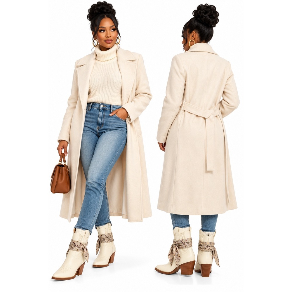 Universal Thread Frannie Cream Western Ankle Boots Women 6.5 Floral Scarf Block